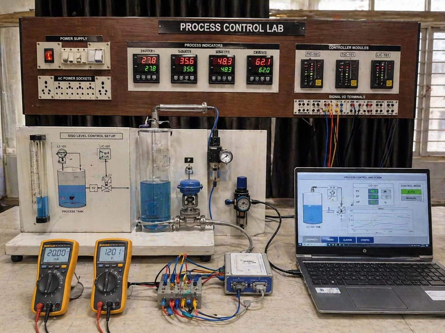 In Process Control Lab B.Tech in Chemical Engineering – Institute of Engineering & Technology
