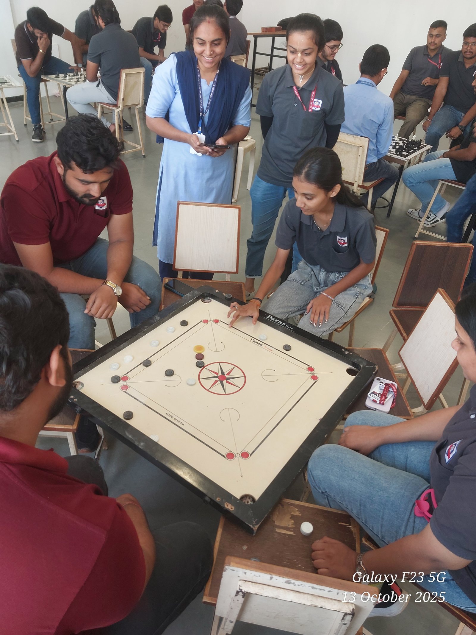 The Chess and Carrom Tournament, organized for the Electrical and Electronics & Communication Departments 2025.
