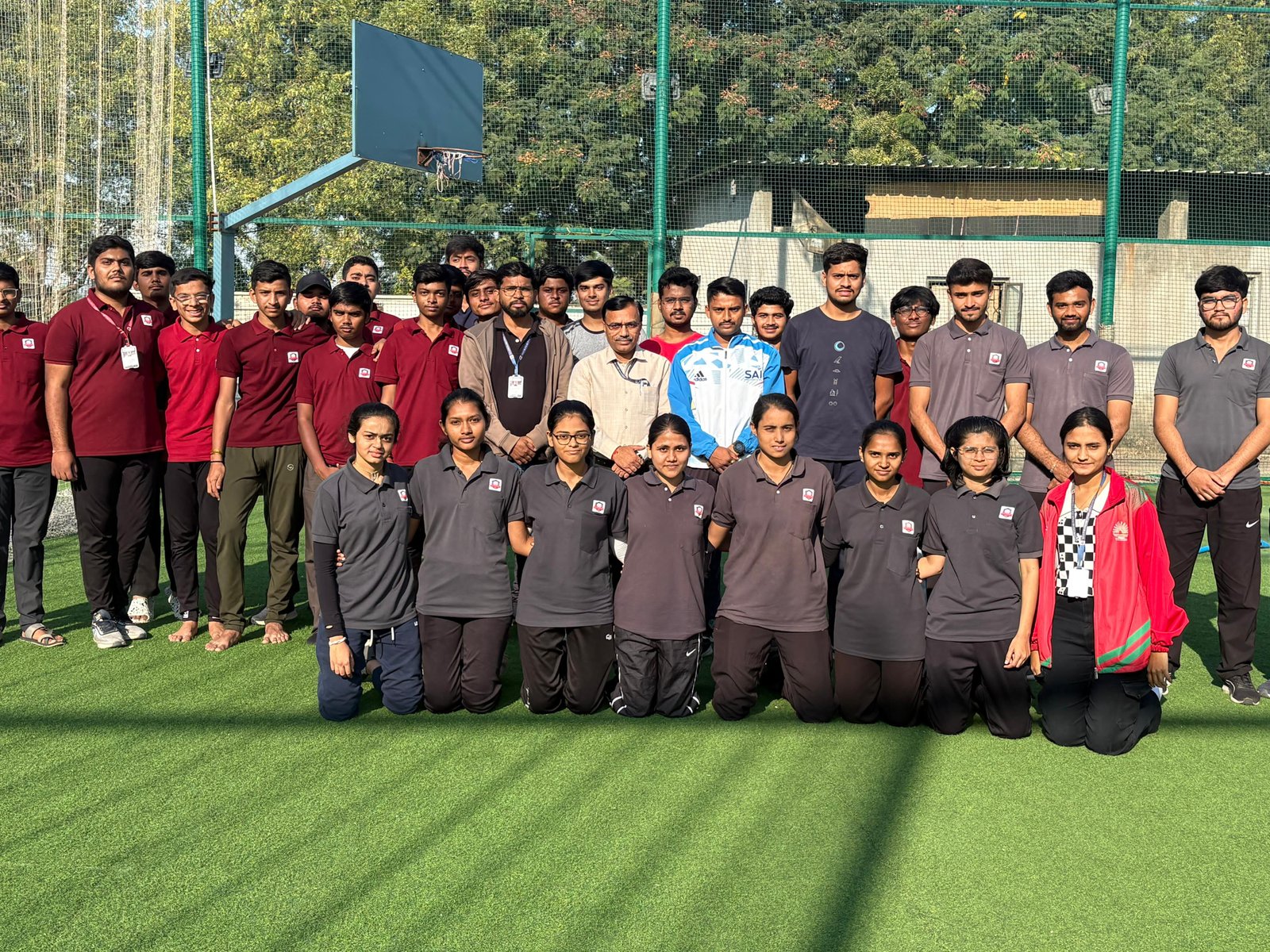 The Vocational Course on Fitness and Wellness was successfully conducted by the Sports Department from 18th to 20th December 2025 with the objective of equipping students with essential knowledge and practical skills related to fitness training and holistic wellness. The program was led by expert Mr. Rahul Baraiya, who possesses extensive experience in the field of fitness education and professional training.

During the three-day course, students were introduced to fundamental concepts of physical fitness, functional training, flexibility exercises, strength conditioning, and injury prevention. The expert emphasized the importance of correct posture, scientific exercise techniques, and consistency in maintaining physical health. Practical demonstrations and hands-on sessions enabled students to understand real-life applications of fitness principles.

The course also highlighted the significance of mental well-being, lifestyle management, and balanced nutrition as integral components of wellness. Interactive discussions encouraged students to ask questions and gain clarity on career opportunities in the fitness and wellness industry, including roles such as fitness trainer, wellness coach, and health instructor.

Overall, the vocational course proved to be highly informative and engaging. It motivated students to adopt fitness as a lifelong habit while also considering it as a viable professional pathway. The event successfully fulfilled its objective of promoting health awareness and skill development among students.
