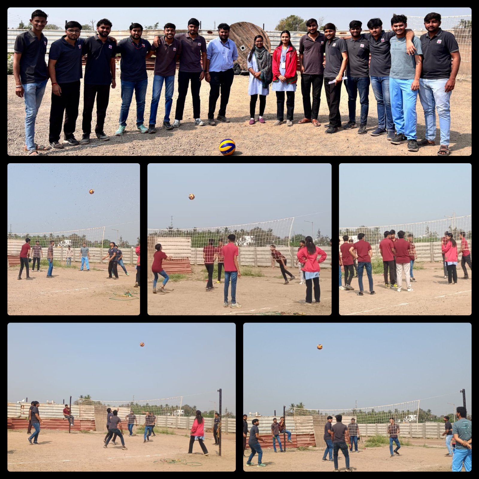 The primary objective of the Volleyball Tournament (Civil Department Level) was to encourage teamwork, leadership, coordination, and sportsmanship among students. The event aimed to promote physical fitness, active engagement in extracurricular activities, and healthy competition within the department. It also provided an opportunity for students to demonstrate their volleyball skills and enhance unity and collaboration among peers.
